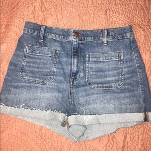 Madewell High waisted shorts never worn